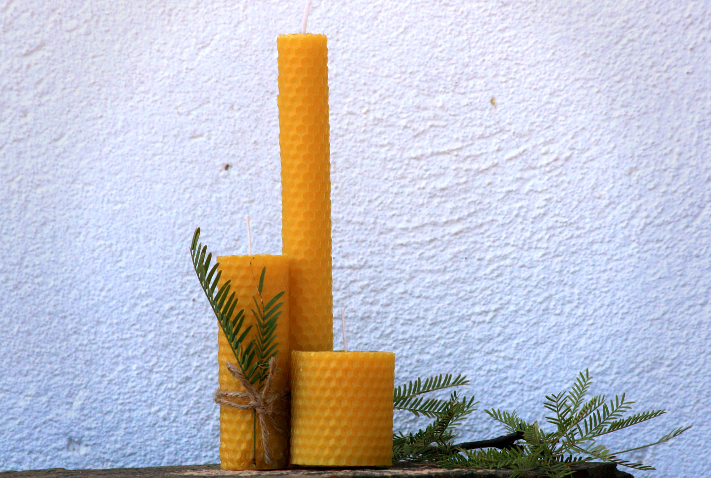 Hand Rolled Beeswax candle