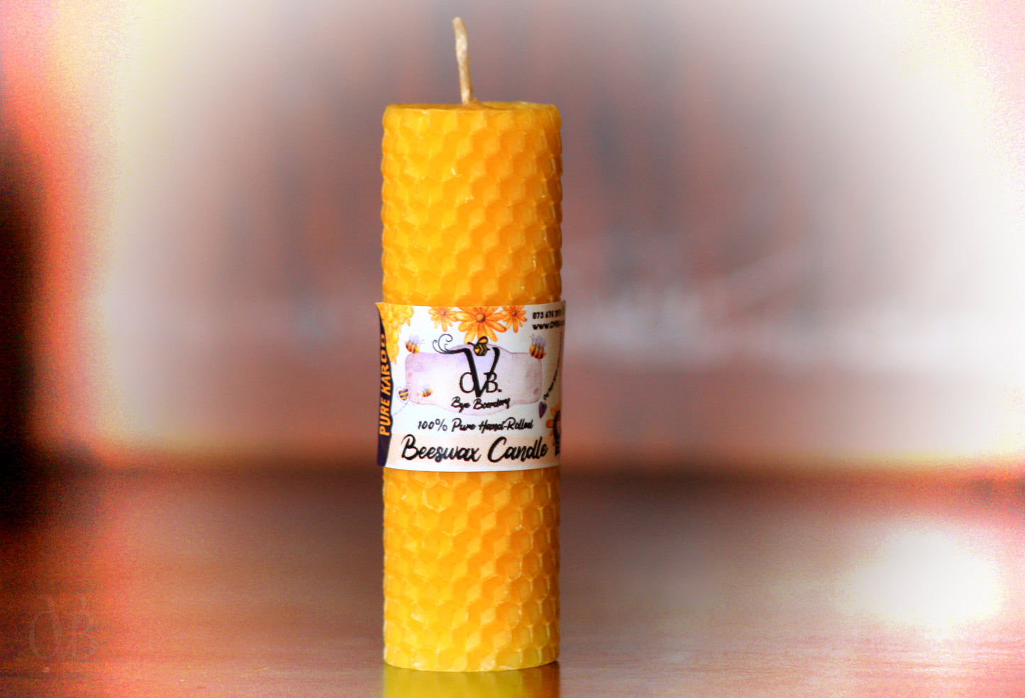 Hand Rolled Beeswax candle