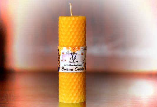 Hand Rolled Beeswax candle