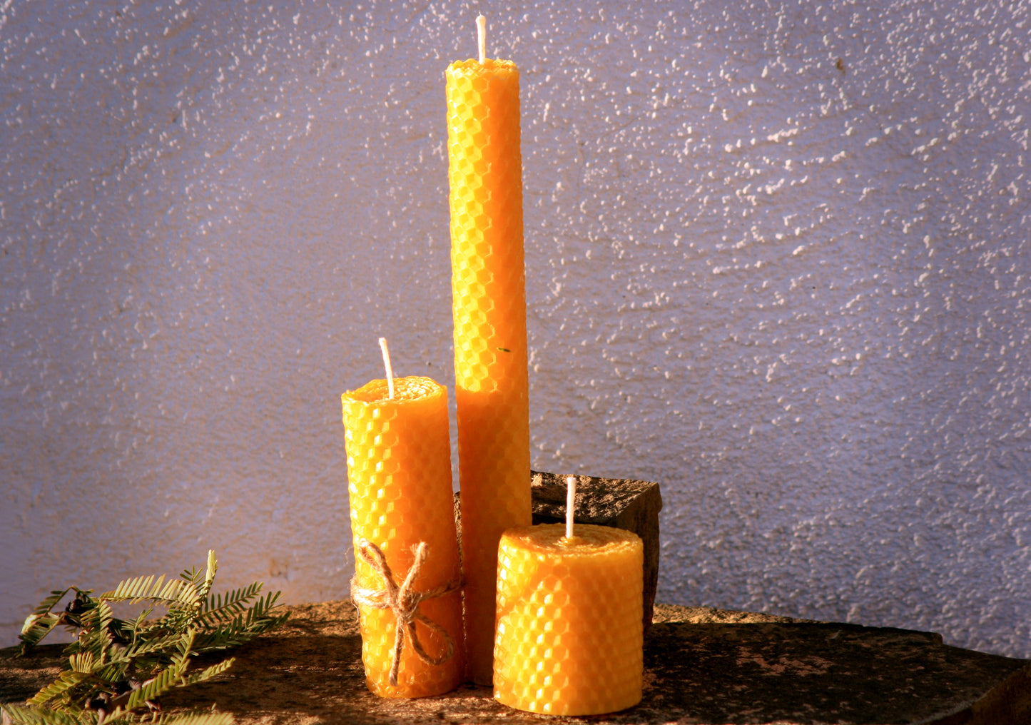 Hand Rolled Beeswax candle